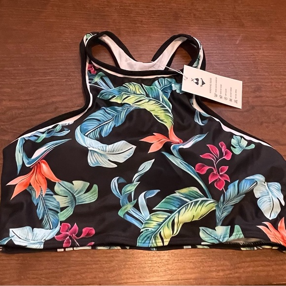 Swimsuit Racerback and Boy Short Bikini - Picture 3 of 9